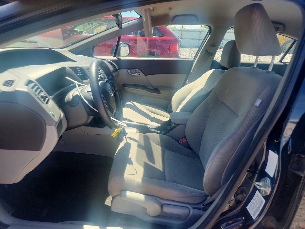2012 Honda Civic Lx Black vin: 19XFB2F52CE101233
