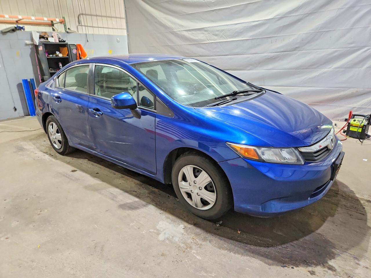2012 Honda Civic Blue vin: 19XFB2F52CE304798