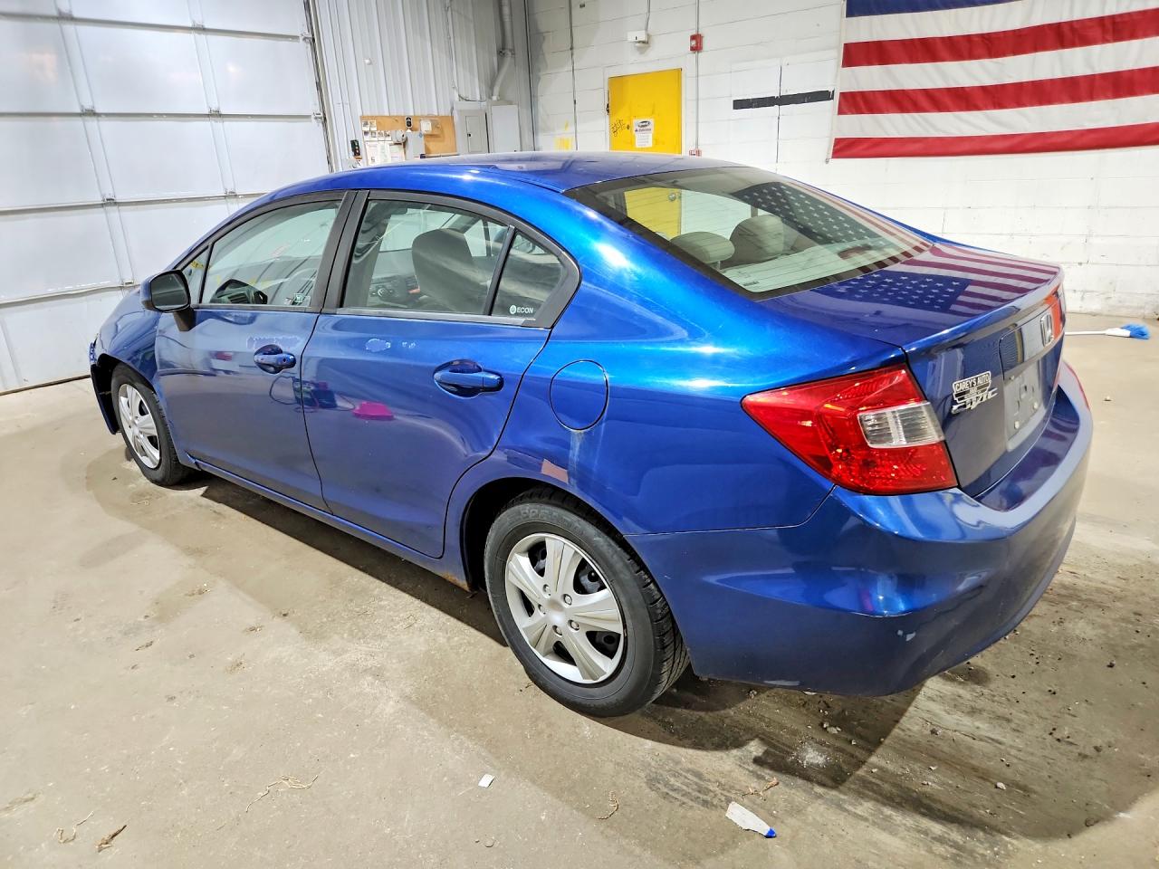 2012 Honda Civic Blue vin: 19XFB2F52CE304798