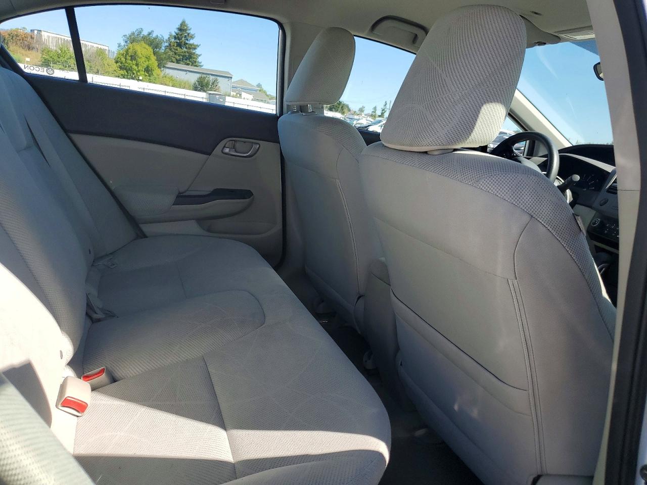 2012 Honda Civic Lx White vin: 19XFB2F52CE312027