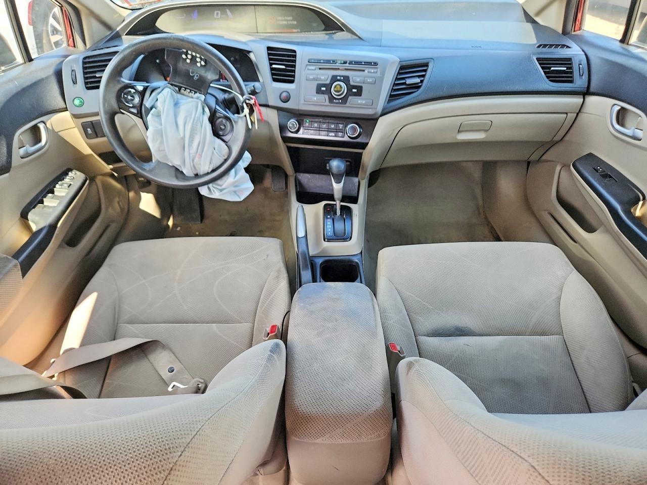 2012 Honda Civic Lx Burgundy vin: 19XFB2F52CE317664