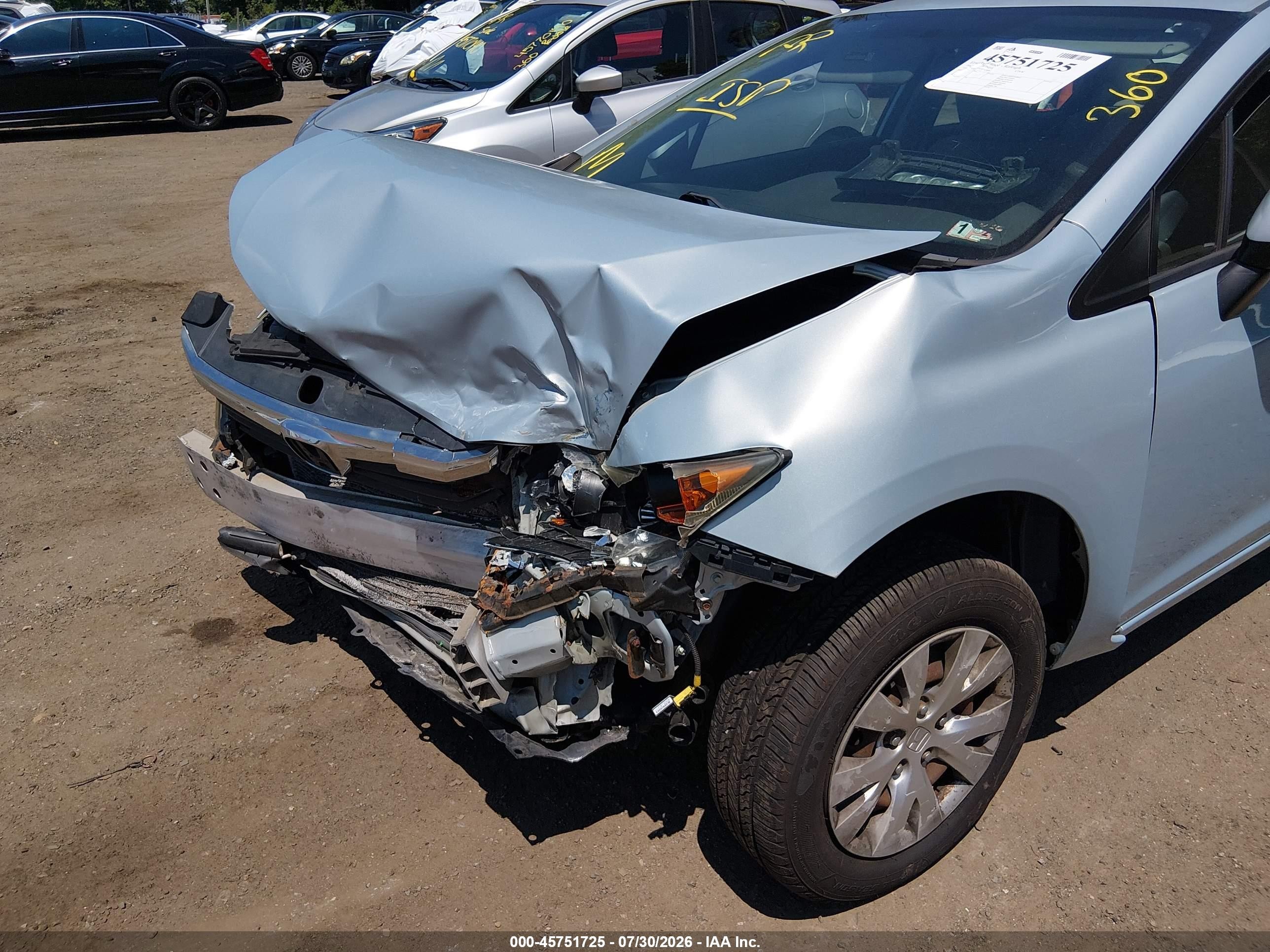 2012 Honda Civic Lx Light Blue vin: 19XFB2F52CE332908