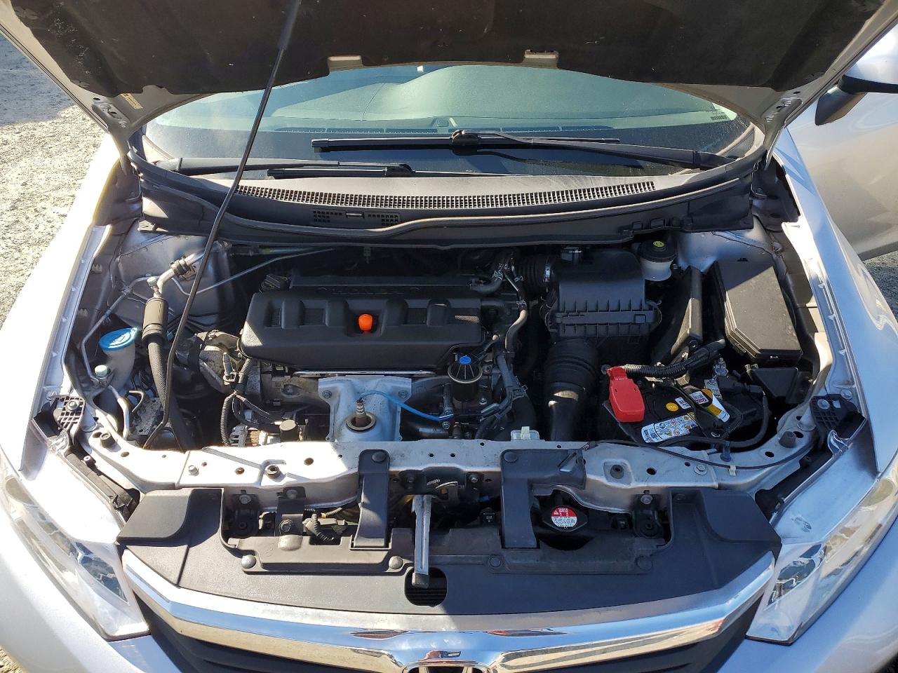 2012 Honda Civic Lx Silver vin: 19XFB2F52CE337137