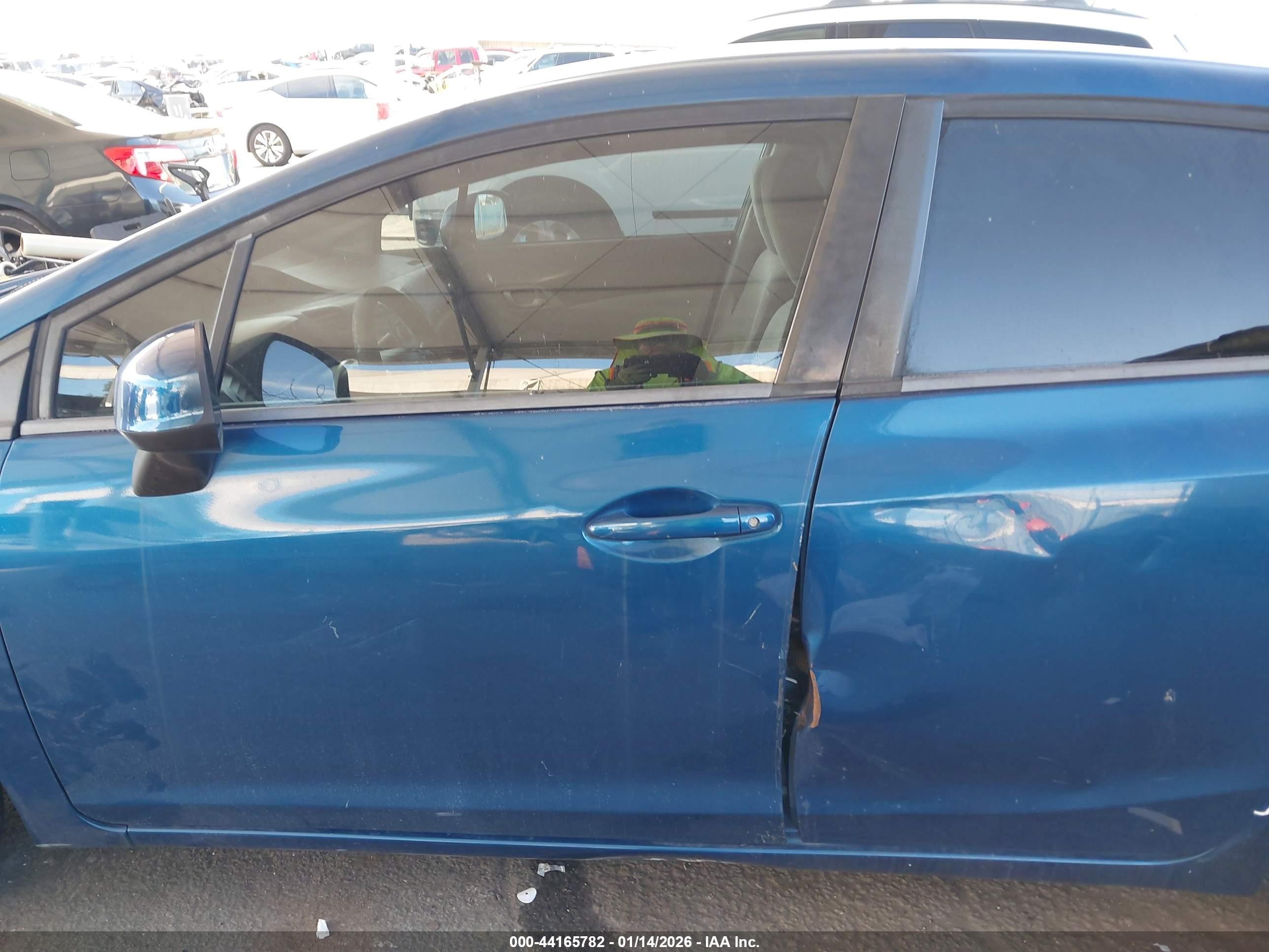2012 Honda Civic Lx Blue vin: 19XFB2F52CE345528