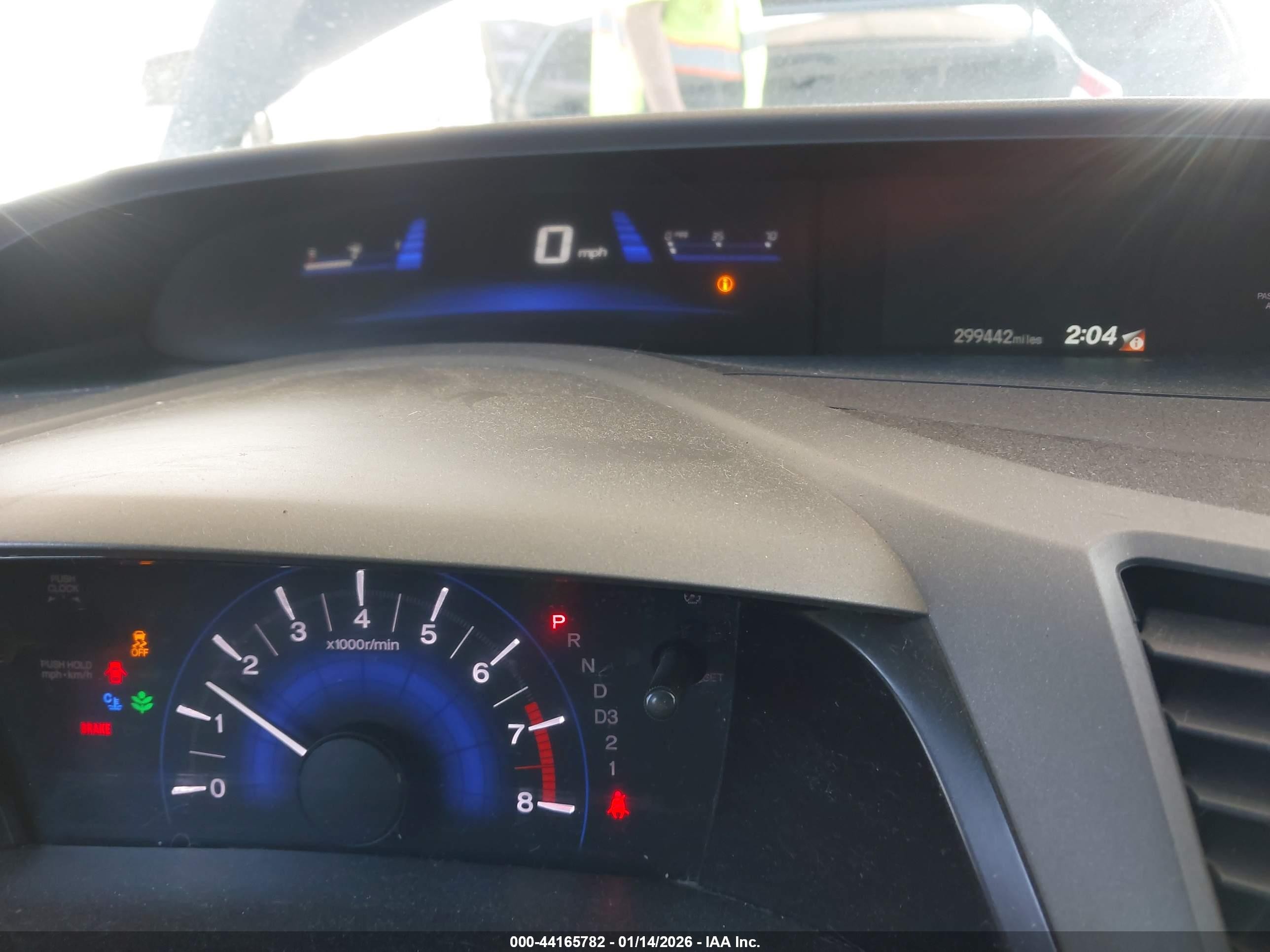 2012 Honda Civic Lx Blue vin: 19XFB2F52CE345528