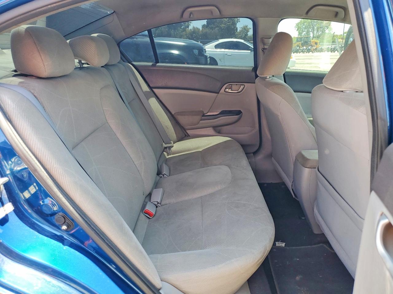 2012 Honda Civic Lx Blue vin: 19XFB2F52CE351877