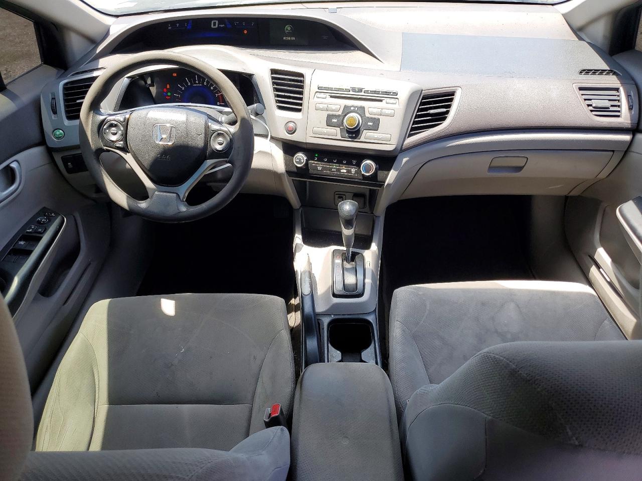 2012 Honda Civic Lx Blue vin: 19XFB2F52CE351877