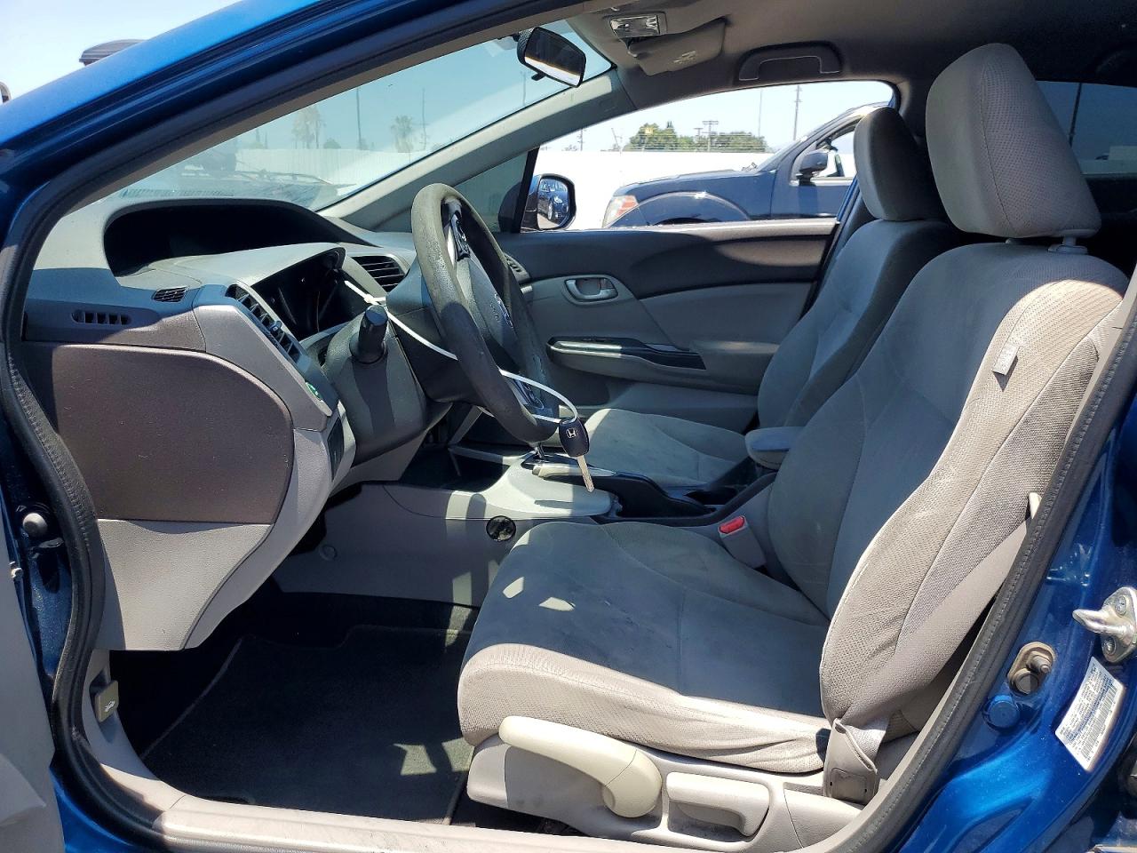 2012 Honda Civic Lx Blue vin: 19XFB2F52CE351877