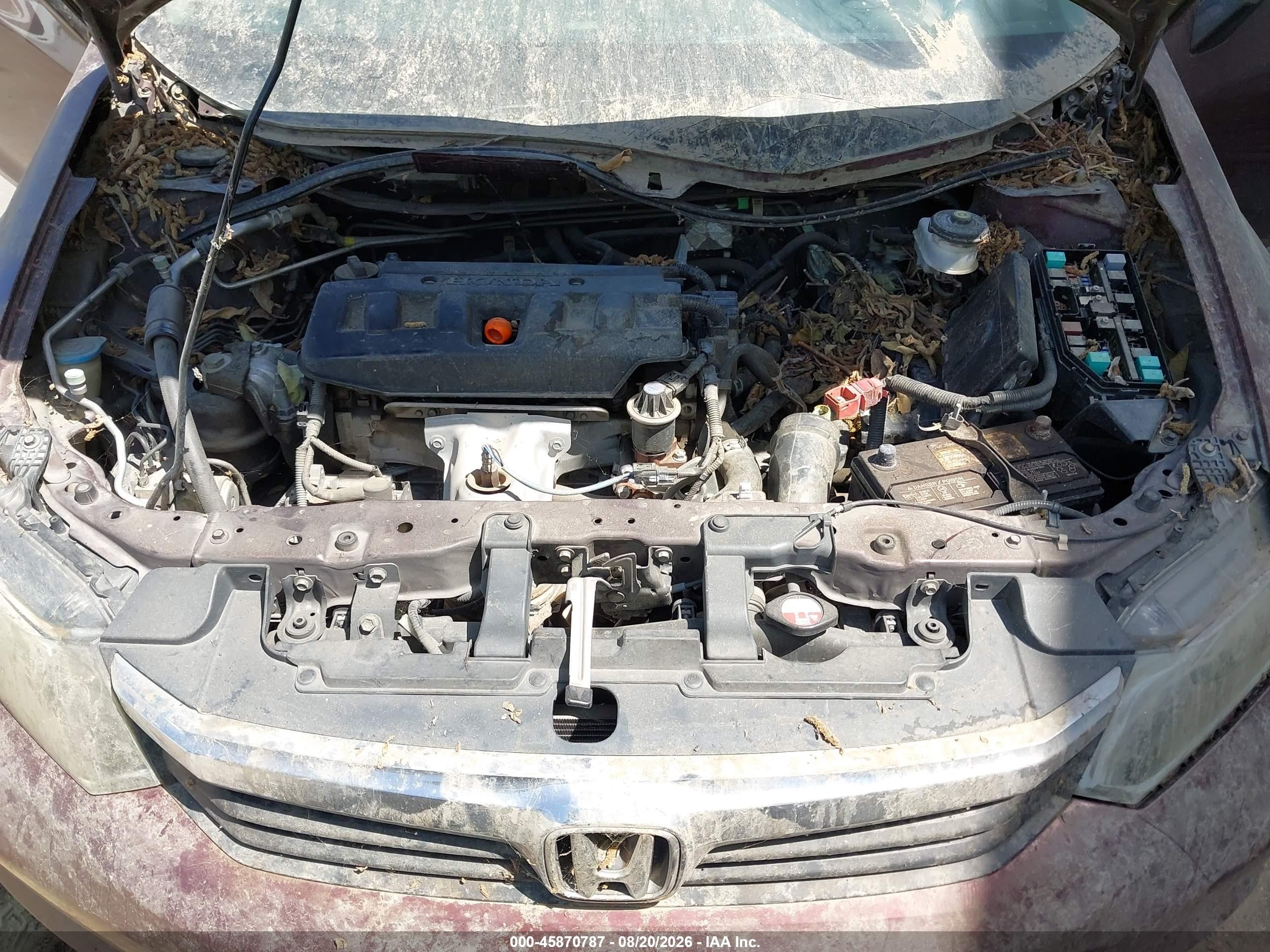2012 Honda Civic Lx Бордовый vin: 19XFB2F52CE355685