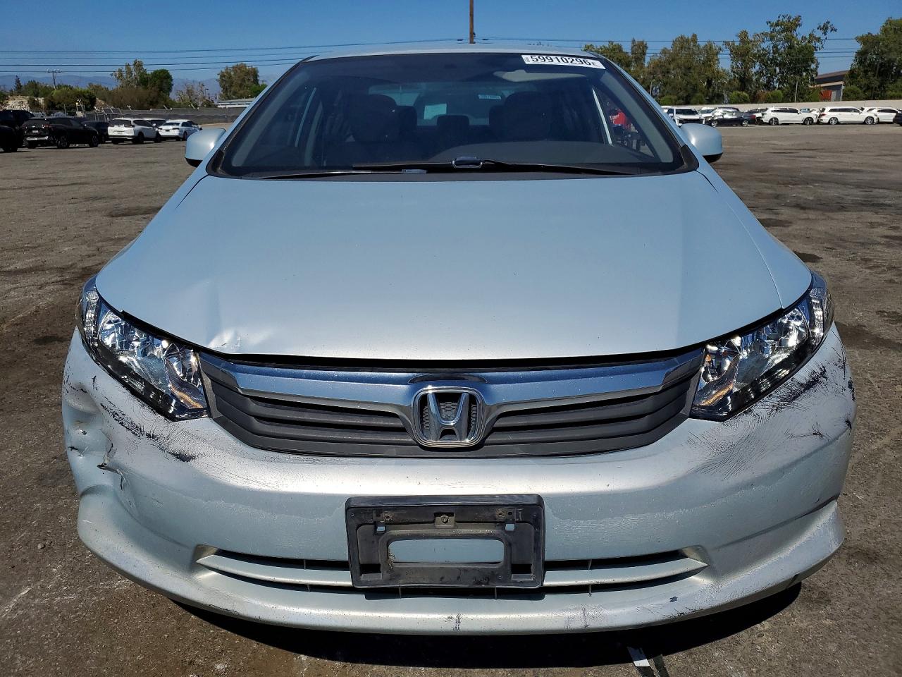 2012 Honda Civic Lx Silver vin: 19XFB2F52CE356805