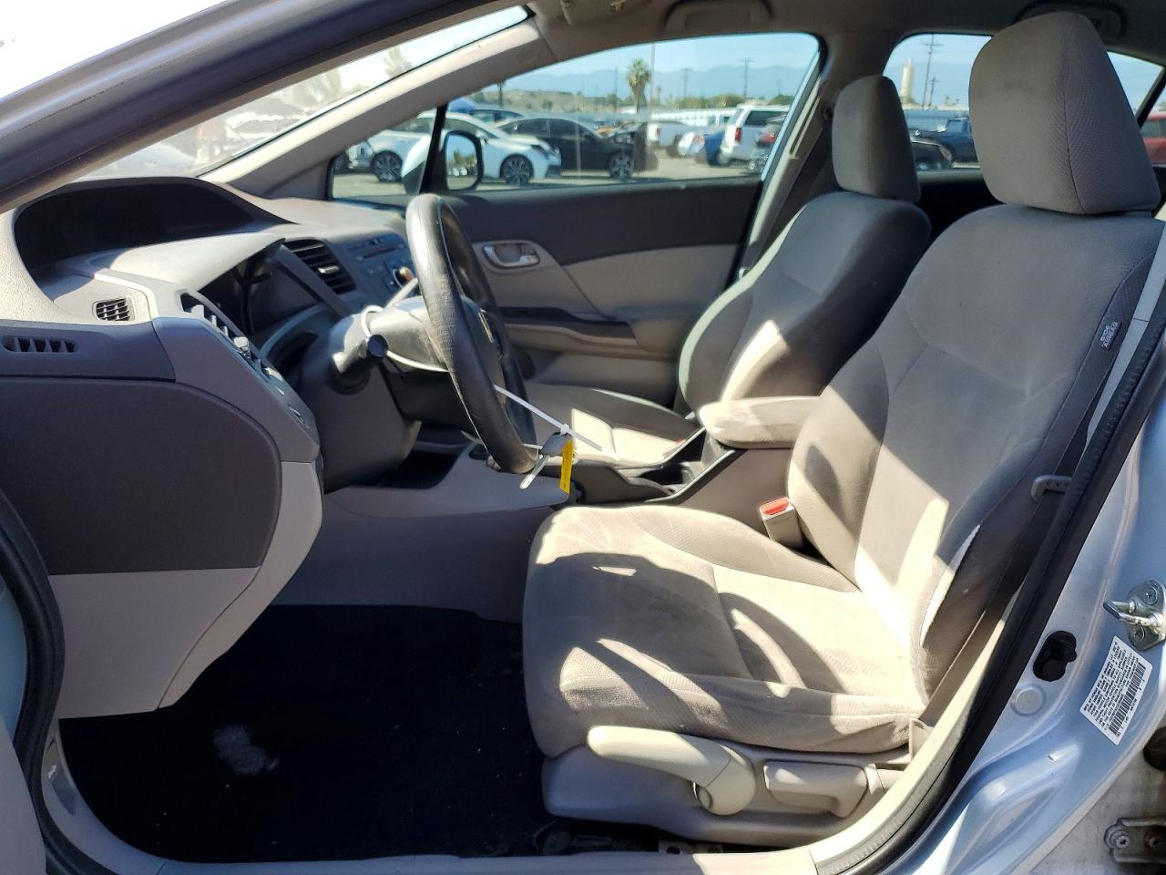 2012 Honda Civic Lx Silver vin: 19XFB2F52CE356805