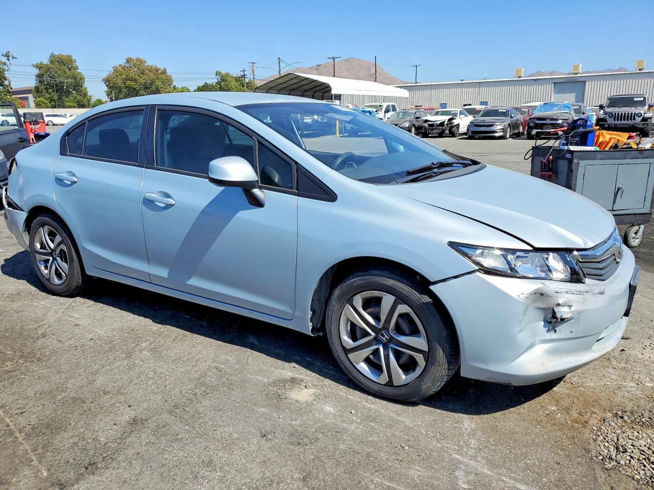 2012 Honda Civic Lx Silver vin: 19XFB2F52CE356805