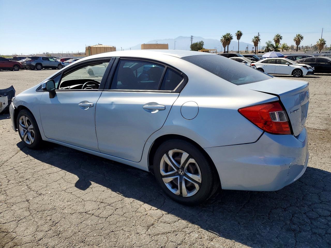 2012 Honda Civic Lx Silver vin: 19XFB2F52CE356805