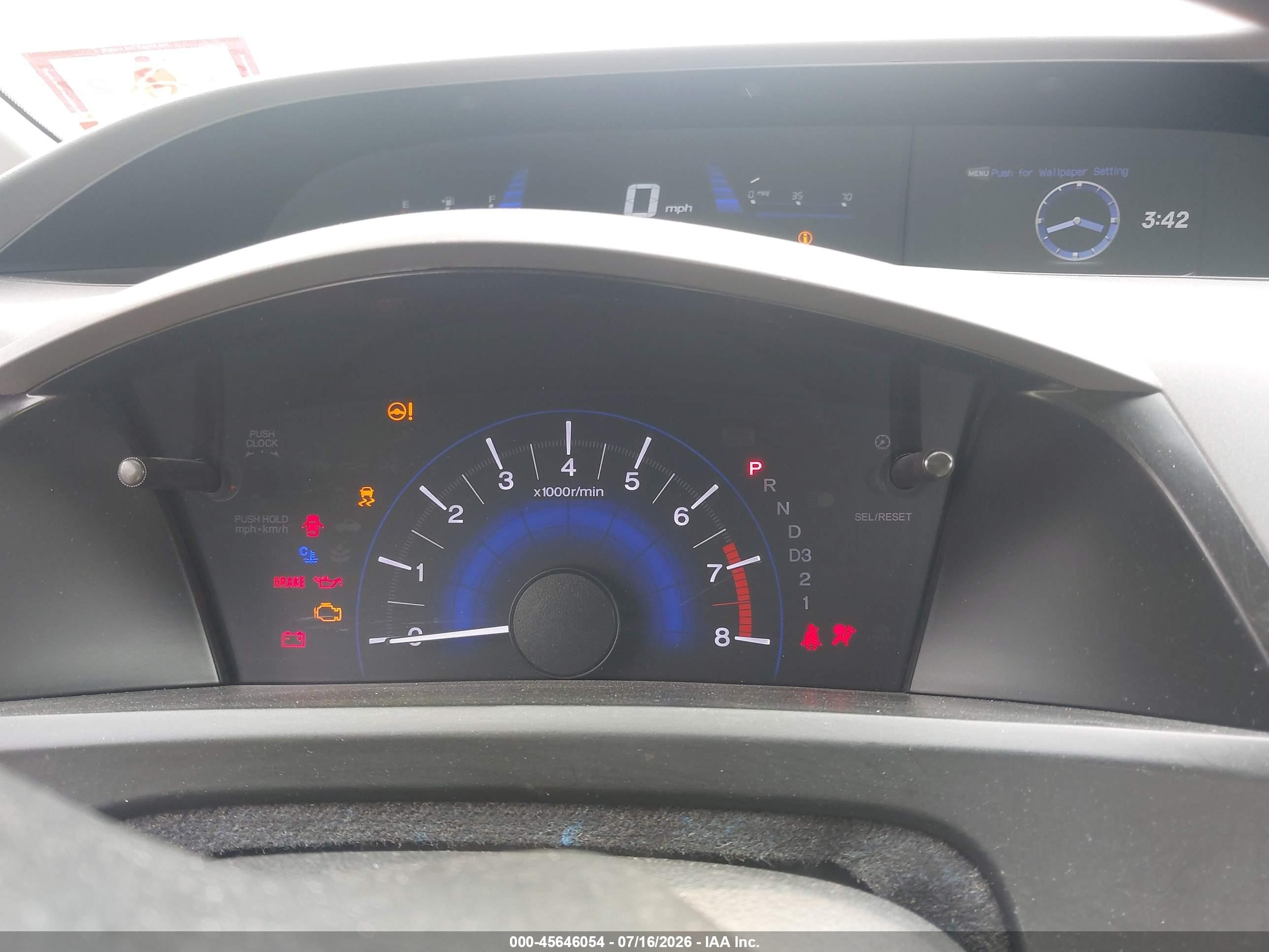 2012 Honda Civic Lx Light Blue vin: 19XFB2F52CE361647