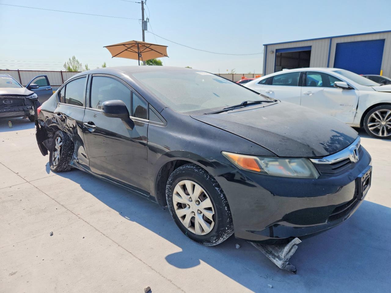 2012 Honda Civic Lx Черный vin: 19XFB2F52CE369828