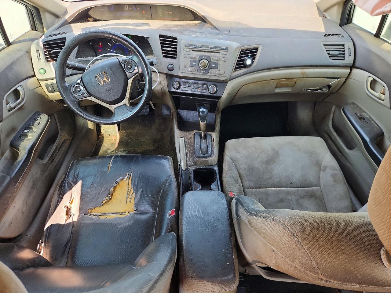 2012 Honda Civic Lx Черный vin: 19XFB2F52CE369828