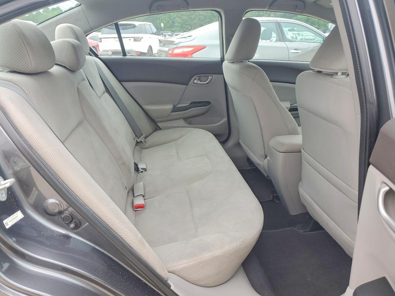 2012 Honda Civic Lx Gray vin: 19XFB2F52CE372437