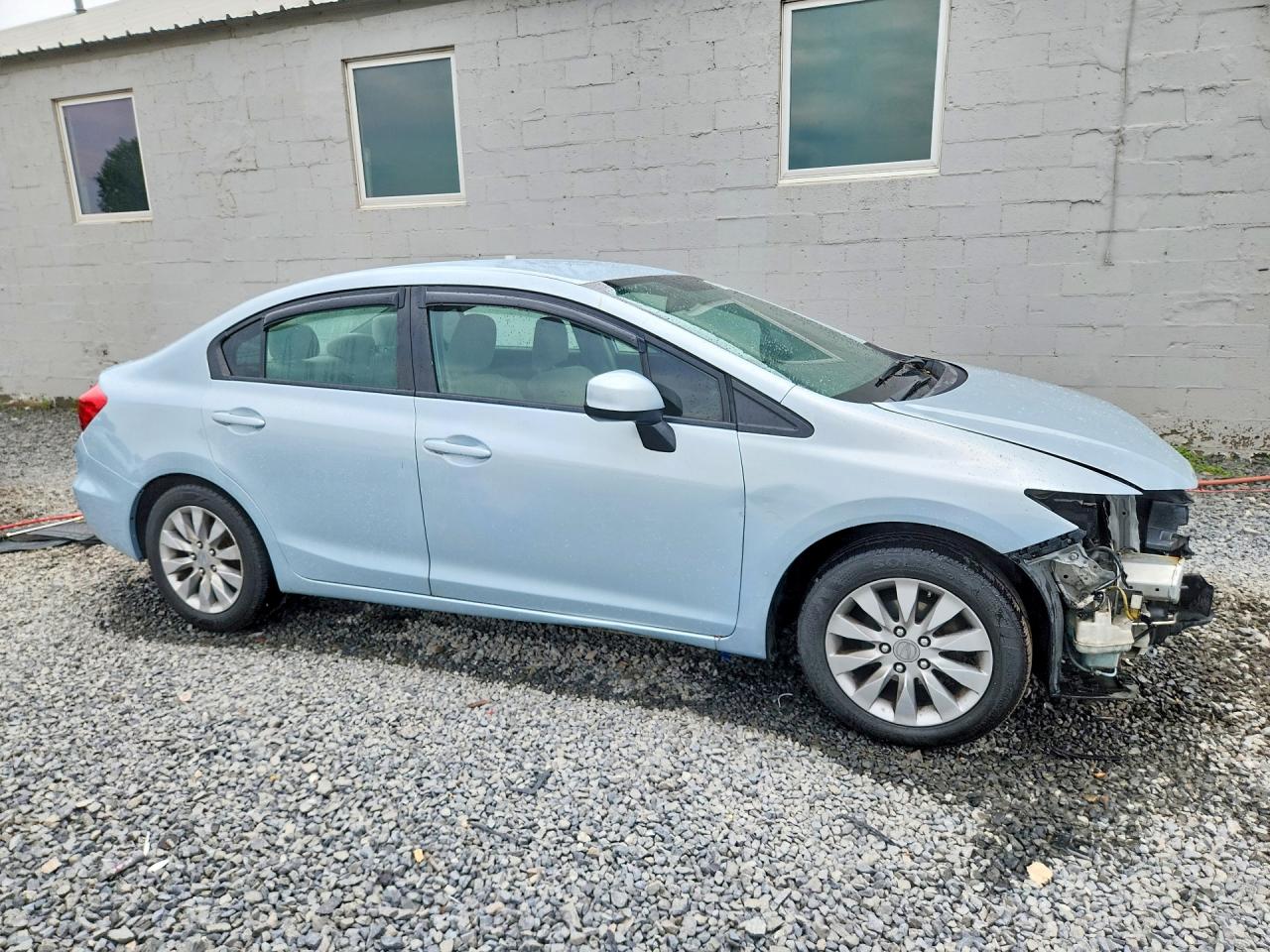 2012 Honda Civic Lx Blue vin: 19XFB2F52CE374639