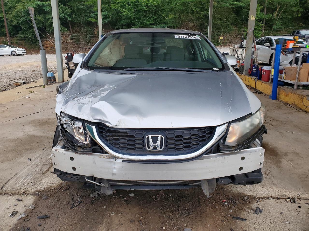 2013 Honda Civic Lx Серебряный vin: 19XFB2F52DE010187