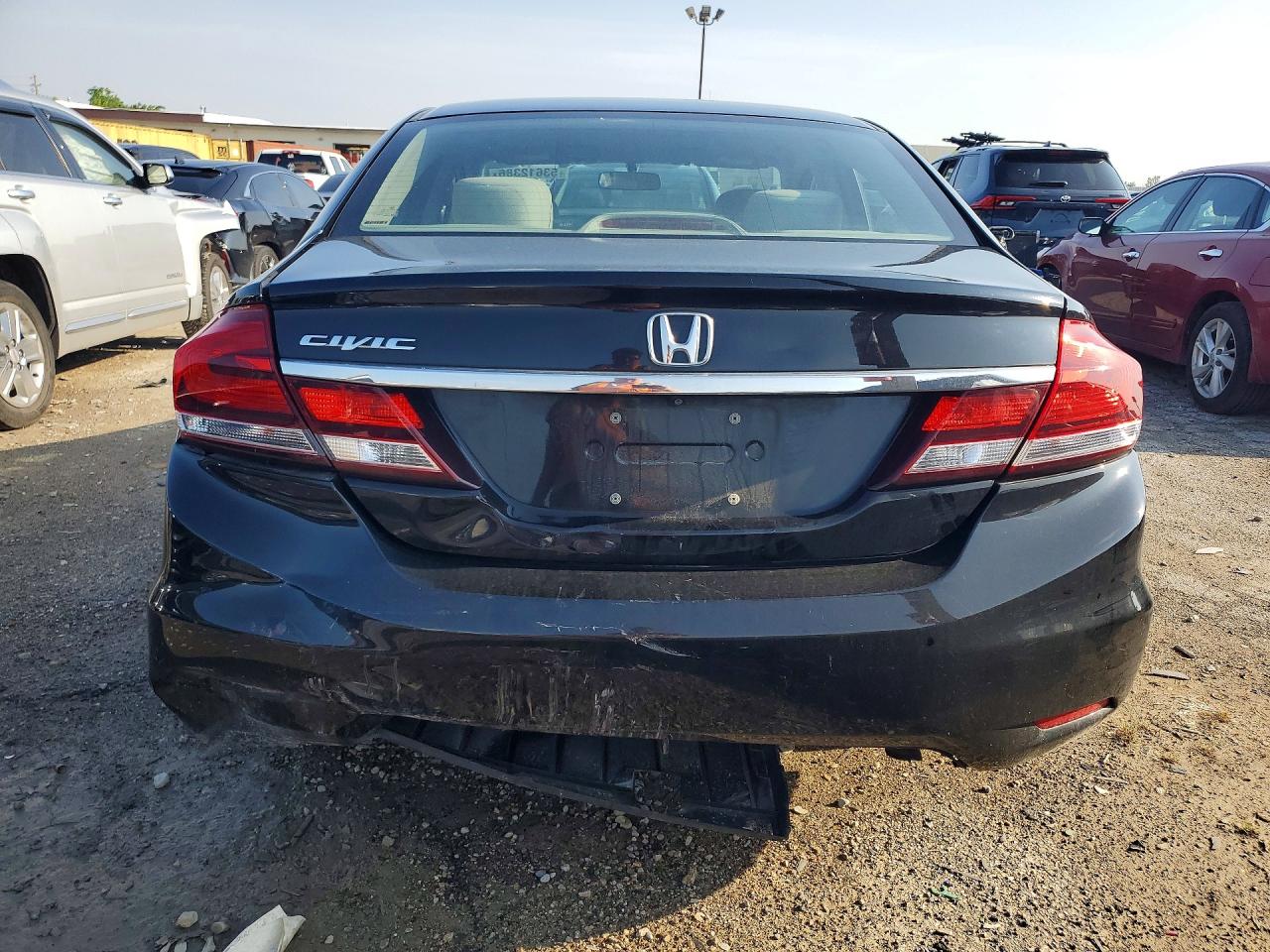 2013 Honda Civic Lx Черный vin: 19XFB2F52DE023859