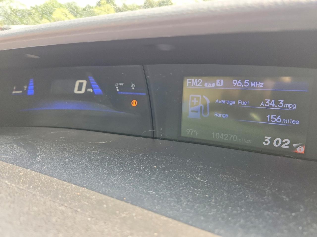 2013 Honda Civc Gray vin: 19XFB2F52DE041455