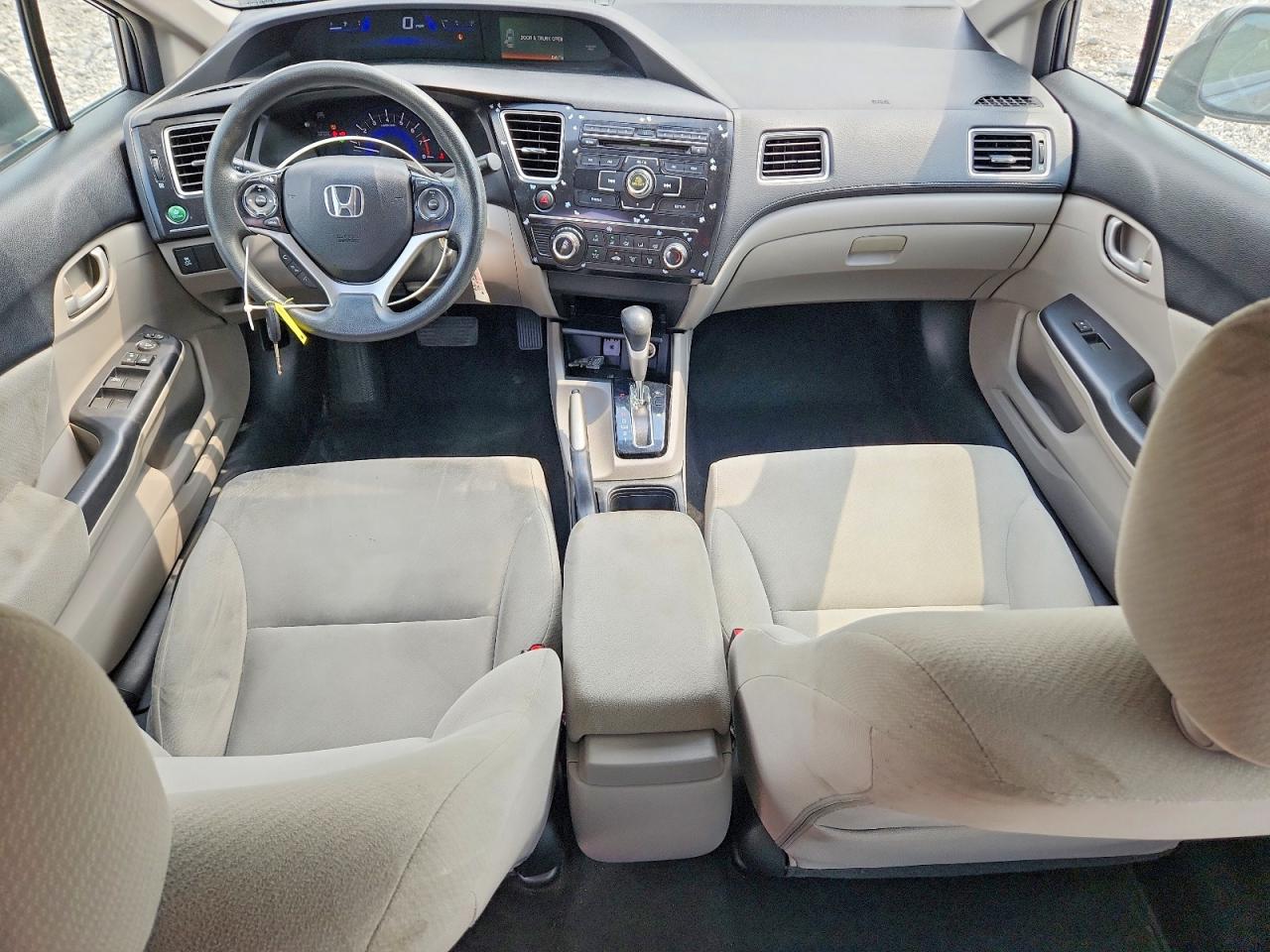 2013 Honda Civc Gray vin: 19XFB2F52DE041455