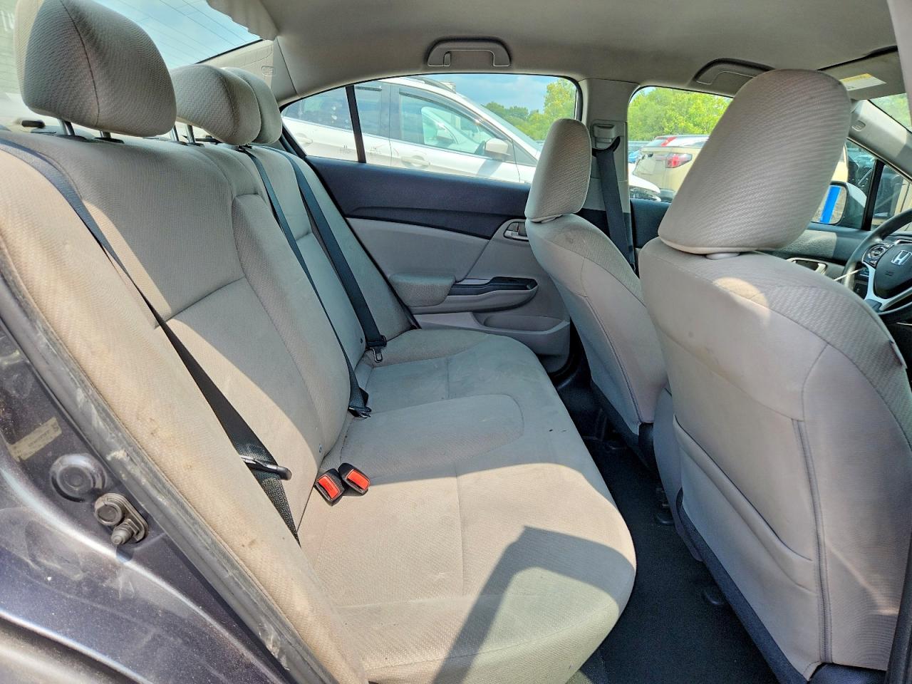 2013 Honda Civc Gray vin: 19XFB2F52DE041455