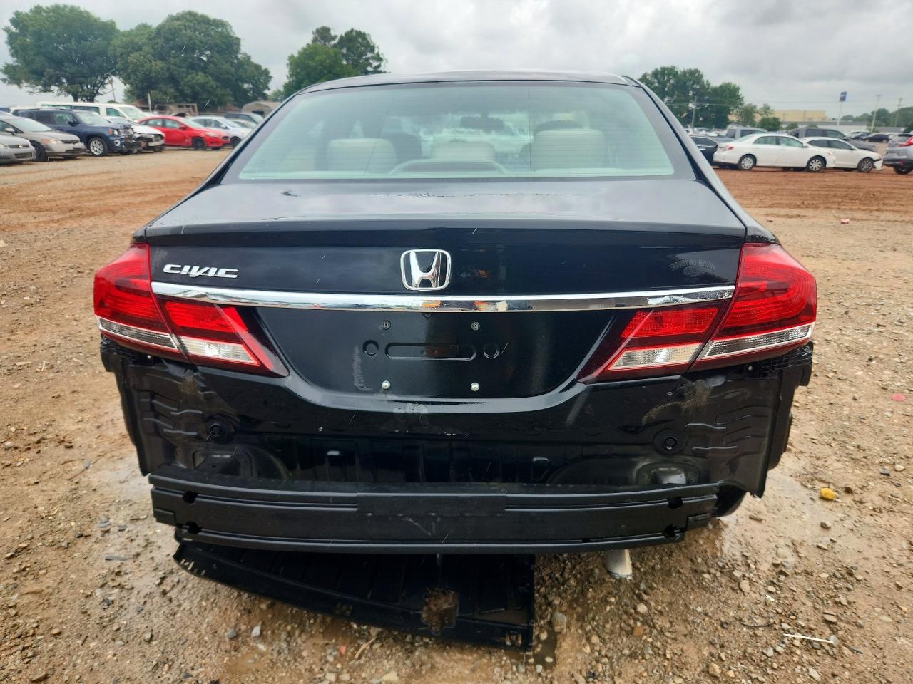 2013 Honda Civic Lx Black vin: 19XFB2F52DE044128