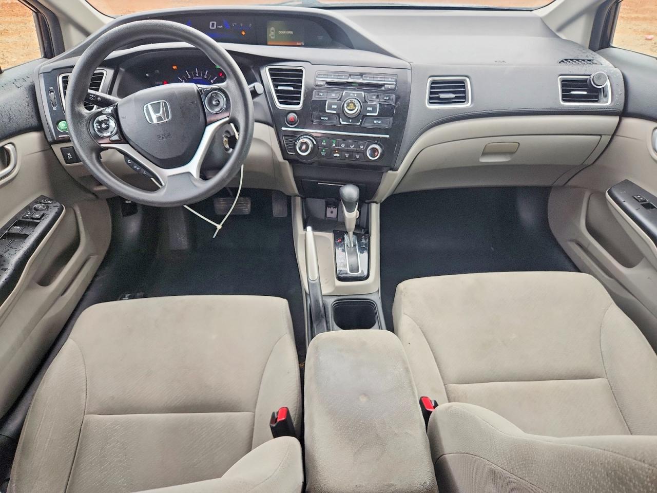 2013 Honda Civic Lx Black vin: 19XFB2F52DE044128