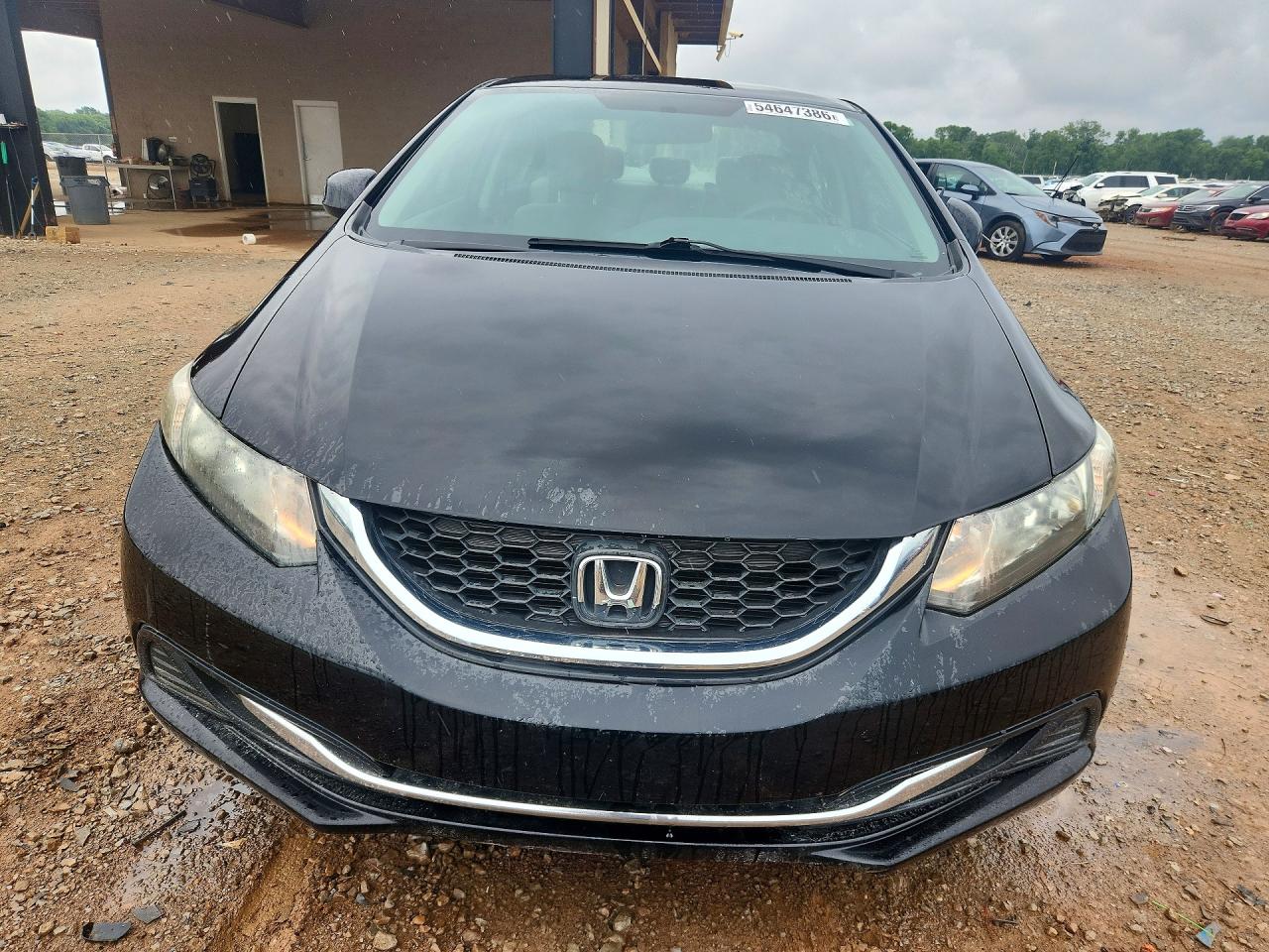 2013 Honda Civic Lx Black vin: 19XFB2F52DE044128