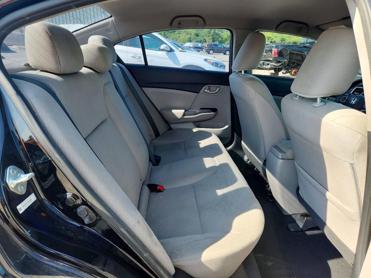 2013 Honda Civic Lx Black vin: 19XFB2F52DE051693