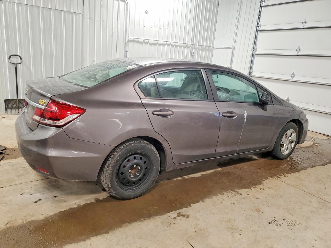 2013 Honda Civic Gray vin: 19XFB2F52DE057042