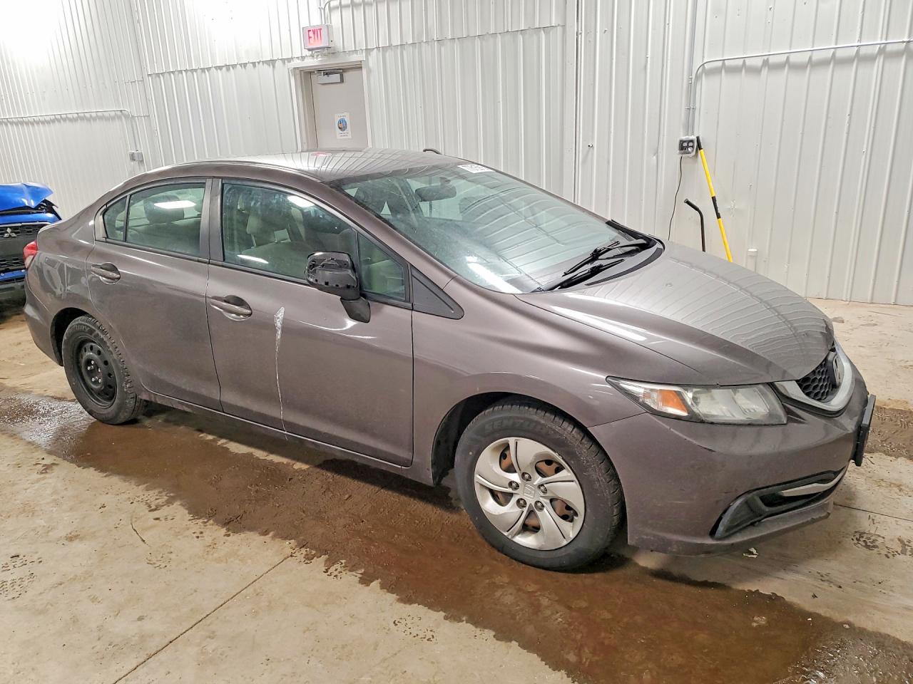 2013 Honda Civic Gray vin: 19XFB2F52DE057042