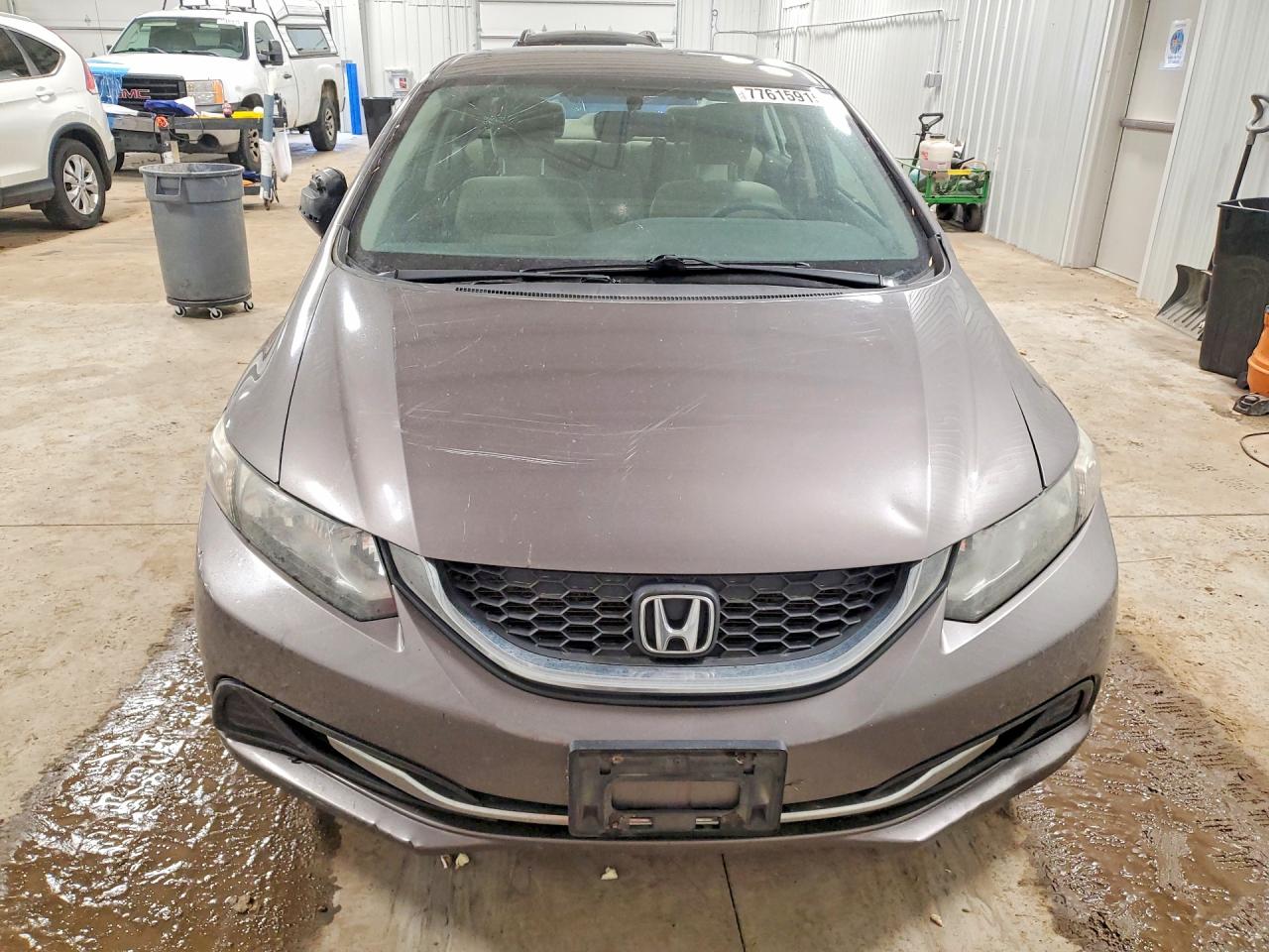 2013 Honda Civic Gray vin: 19XFB2F52DE057042