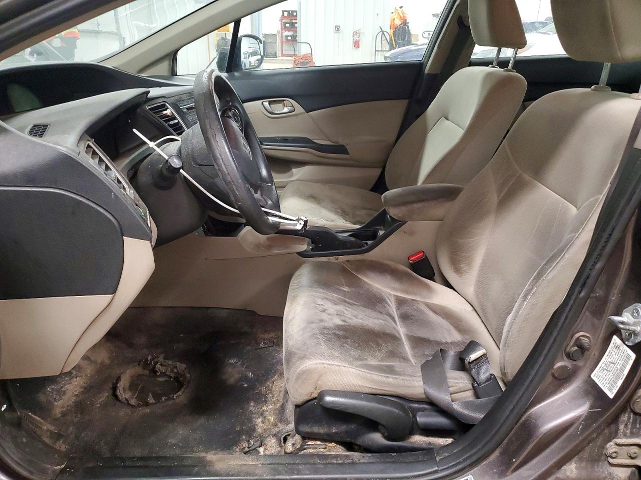 2013 Honda Civic Gray vin: 19XFB2F52DE057042