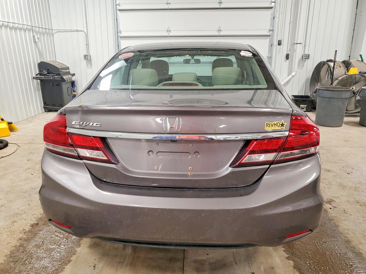 2013 Honda Civic Gray vin: 19XFB2F52DE057042
