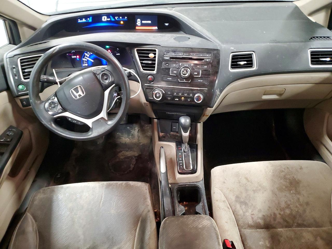 2013 Honda Civic Gray vin: 19XFB2F52DE057042