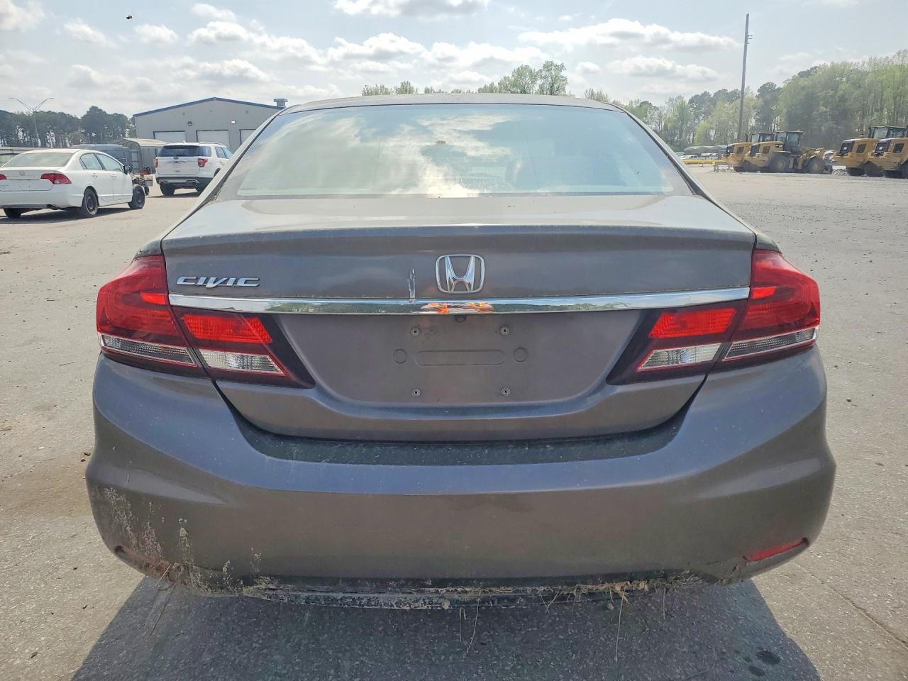 2013 Honda Civic Lx Gray vin: 19XFB2F52DE091546