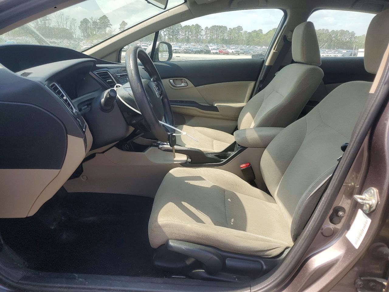 2013 Honda Civic Lx Gray vin: 19XFB2F52DE091546