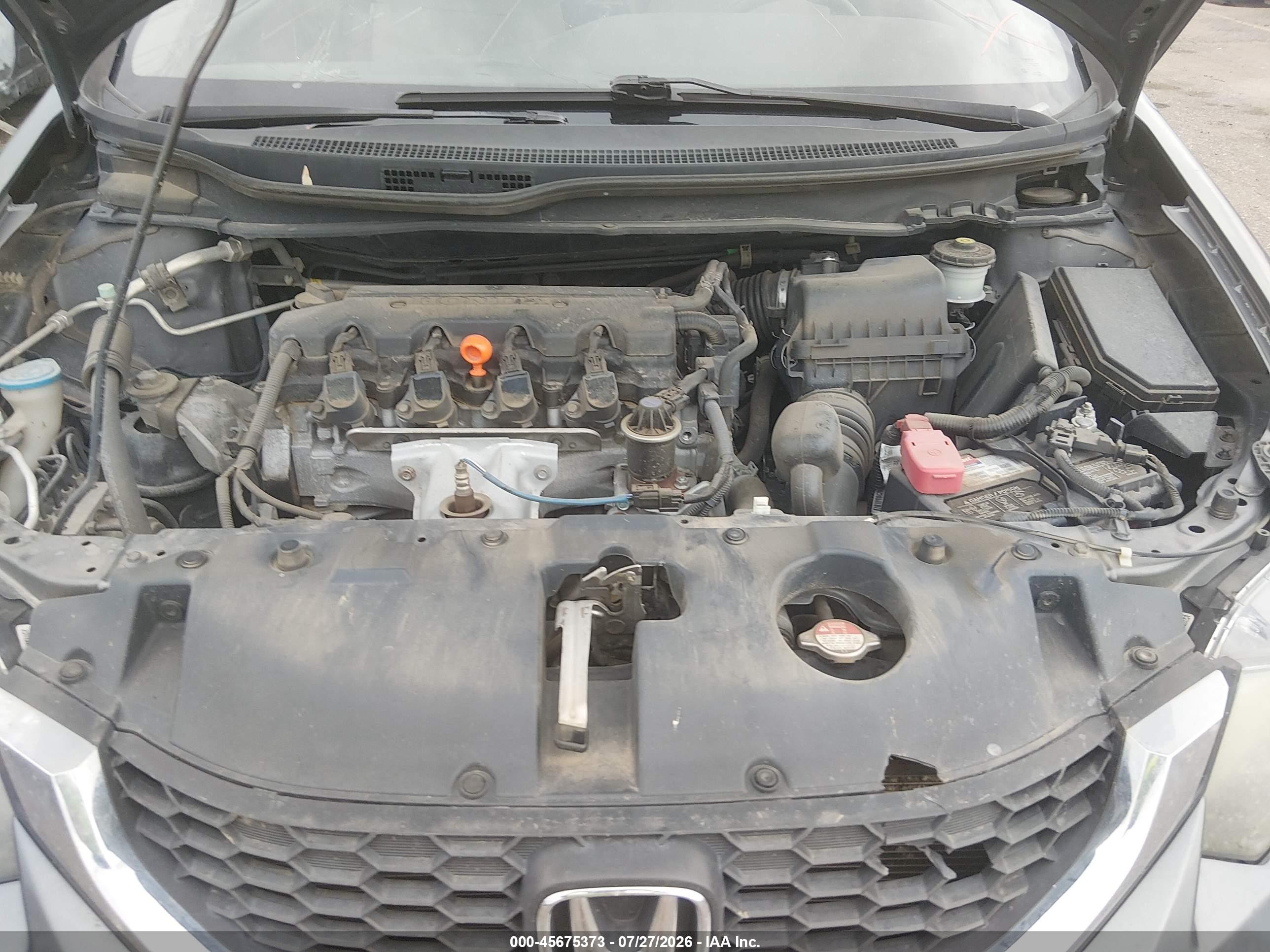 2013 Honda Civic Lx Серый vin: 19XFB2F52DE093412