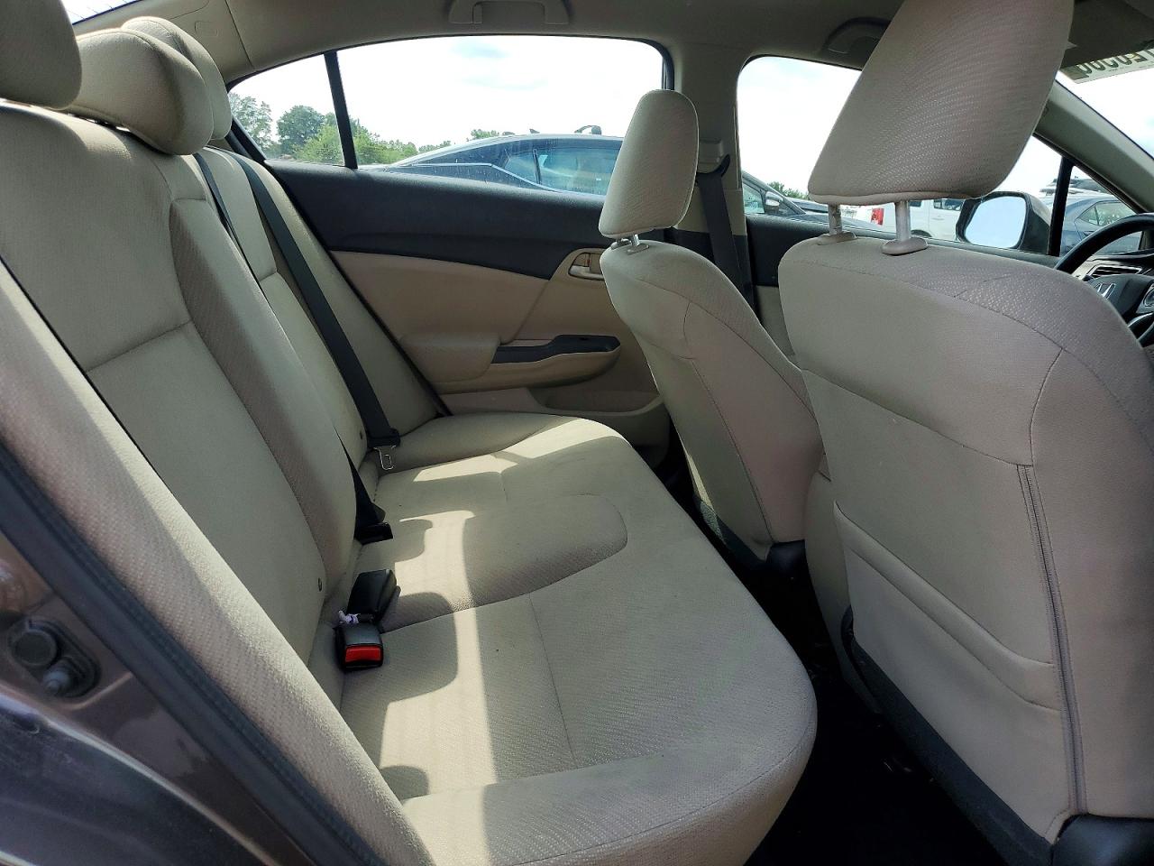 2013 Honda Civic Lx Gray vin: 19XFB2F52DE203293