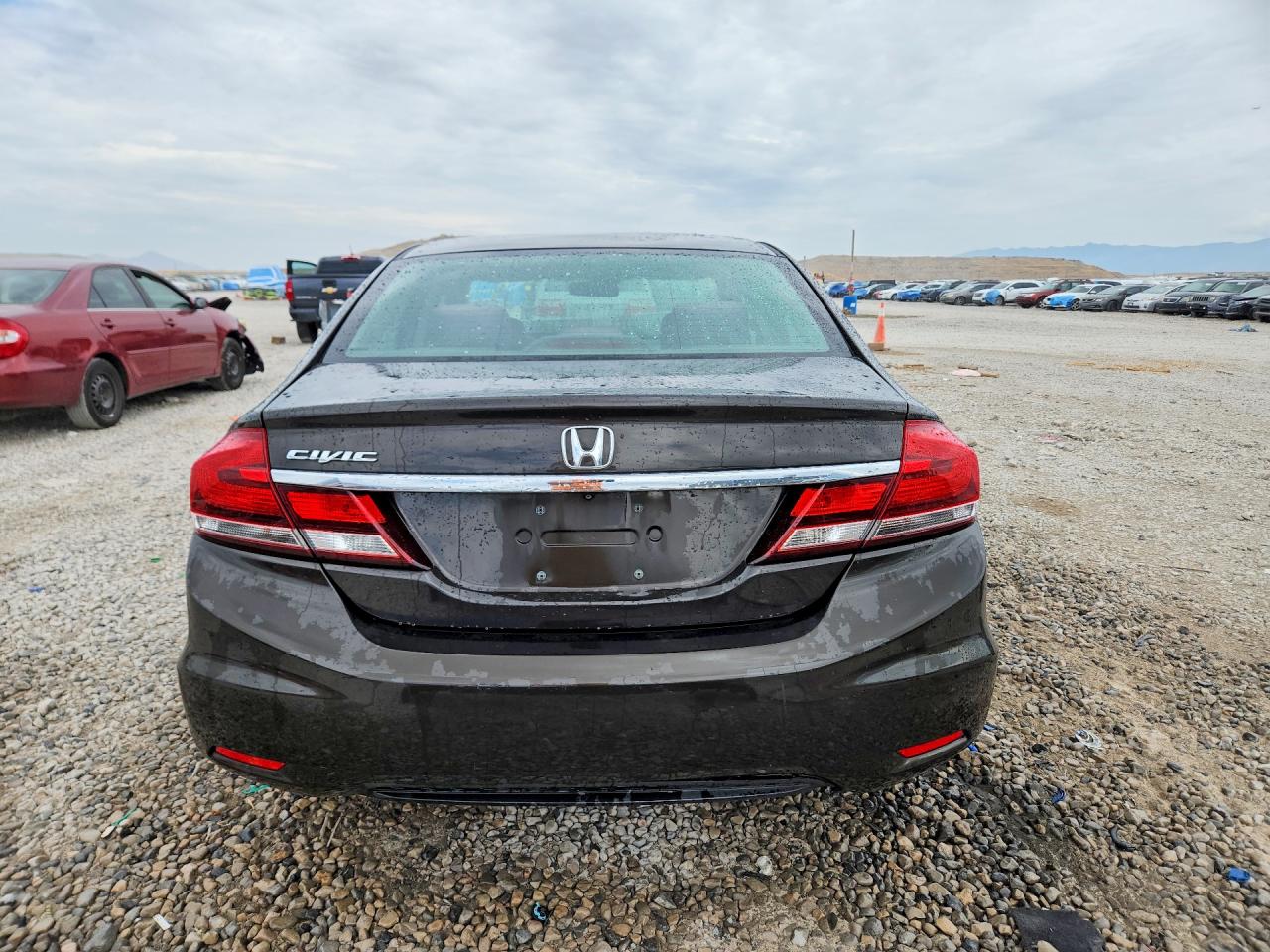 2013 Honda Civic Lx Black vin: 19XFB2F52DE208459