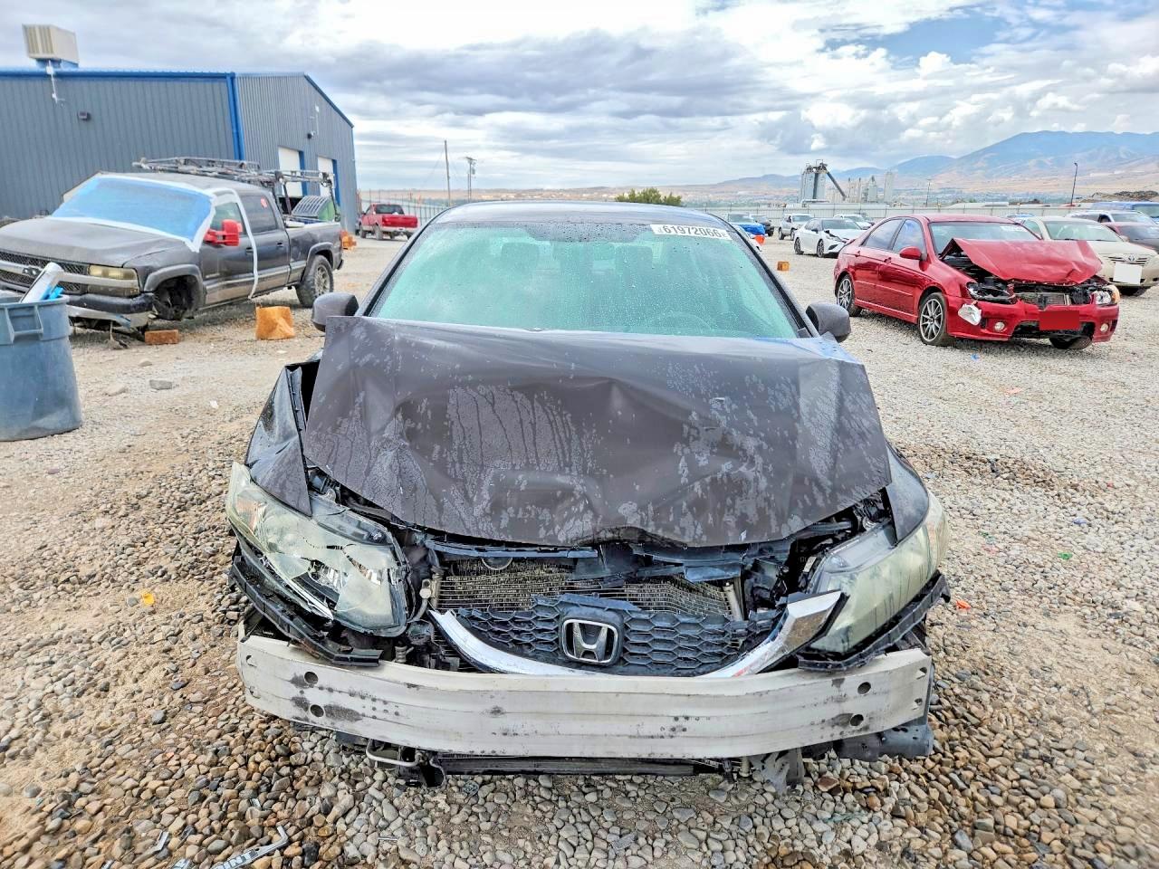 2013 Honda Civic Lx Black vin: 19XFB2F52DE208459