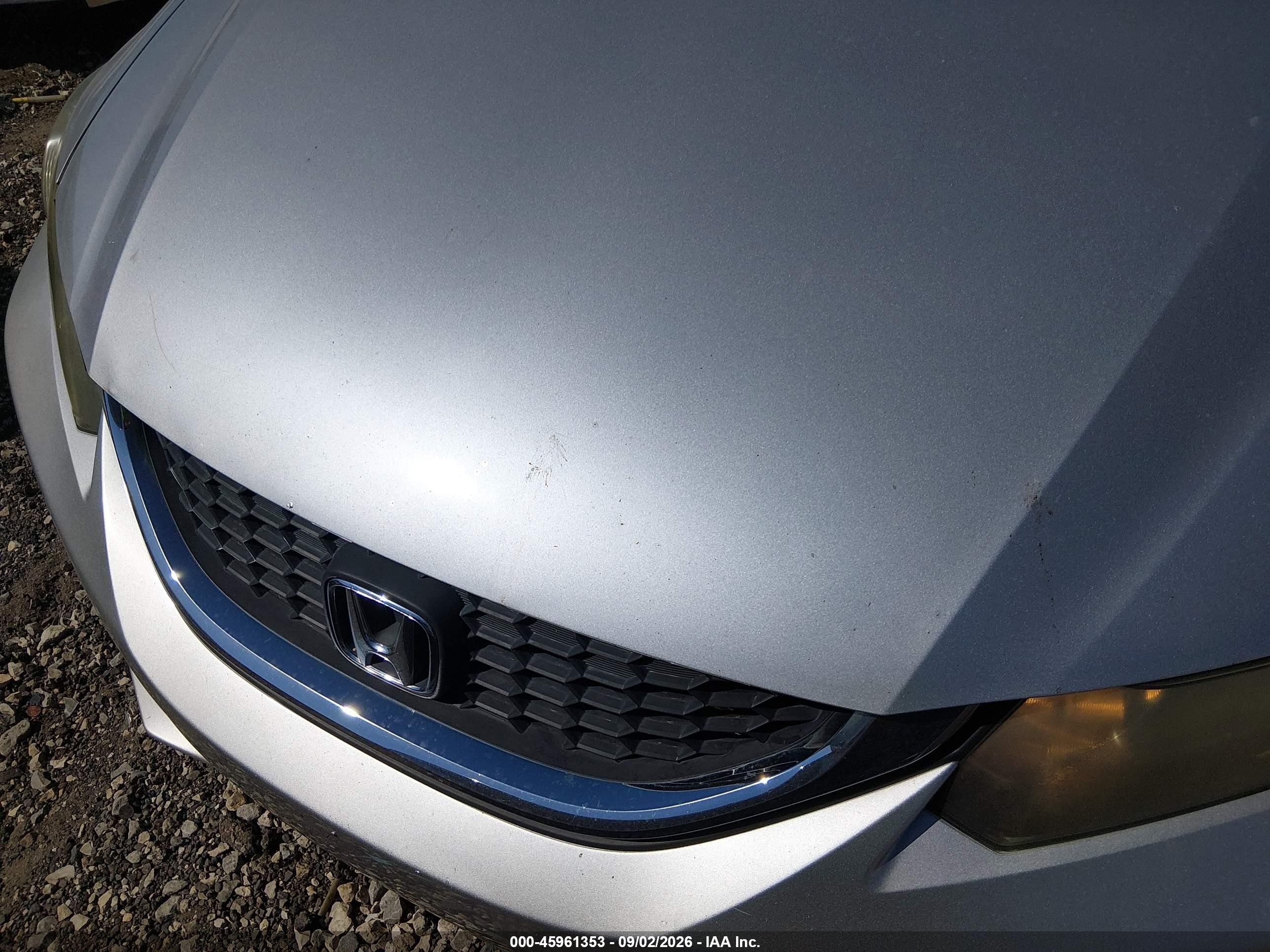 2013 Honda Civic Lx Silver vin: 19XFB2F52DE219977