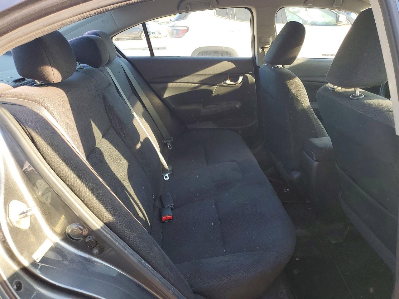 2013 Honda Civic Lx Gray vin: 19XFB2F52DE227481