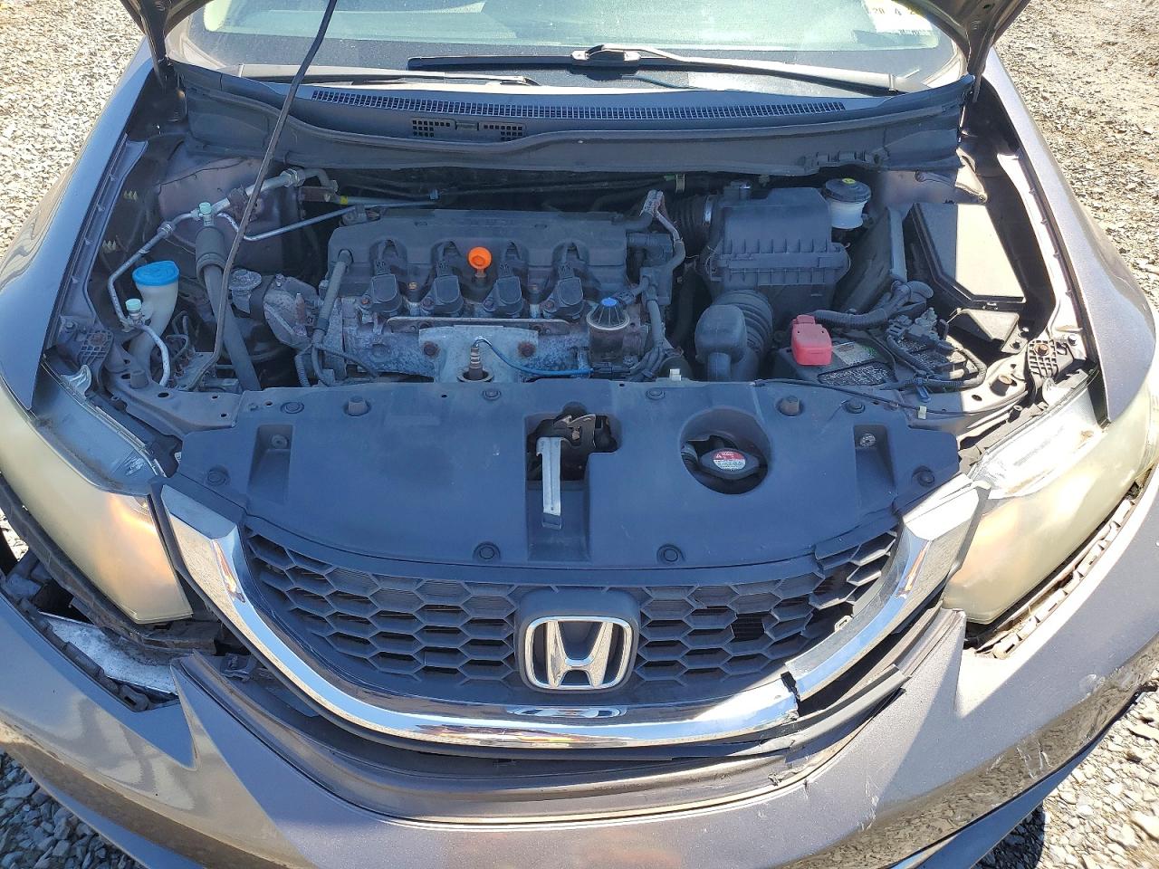 2013 Honda Civic Lx Gray vin: 19XFB2F52DE228632
