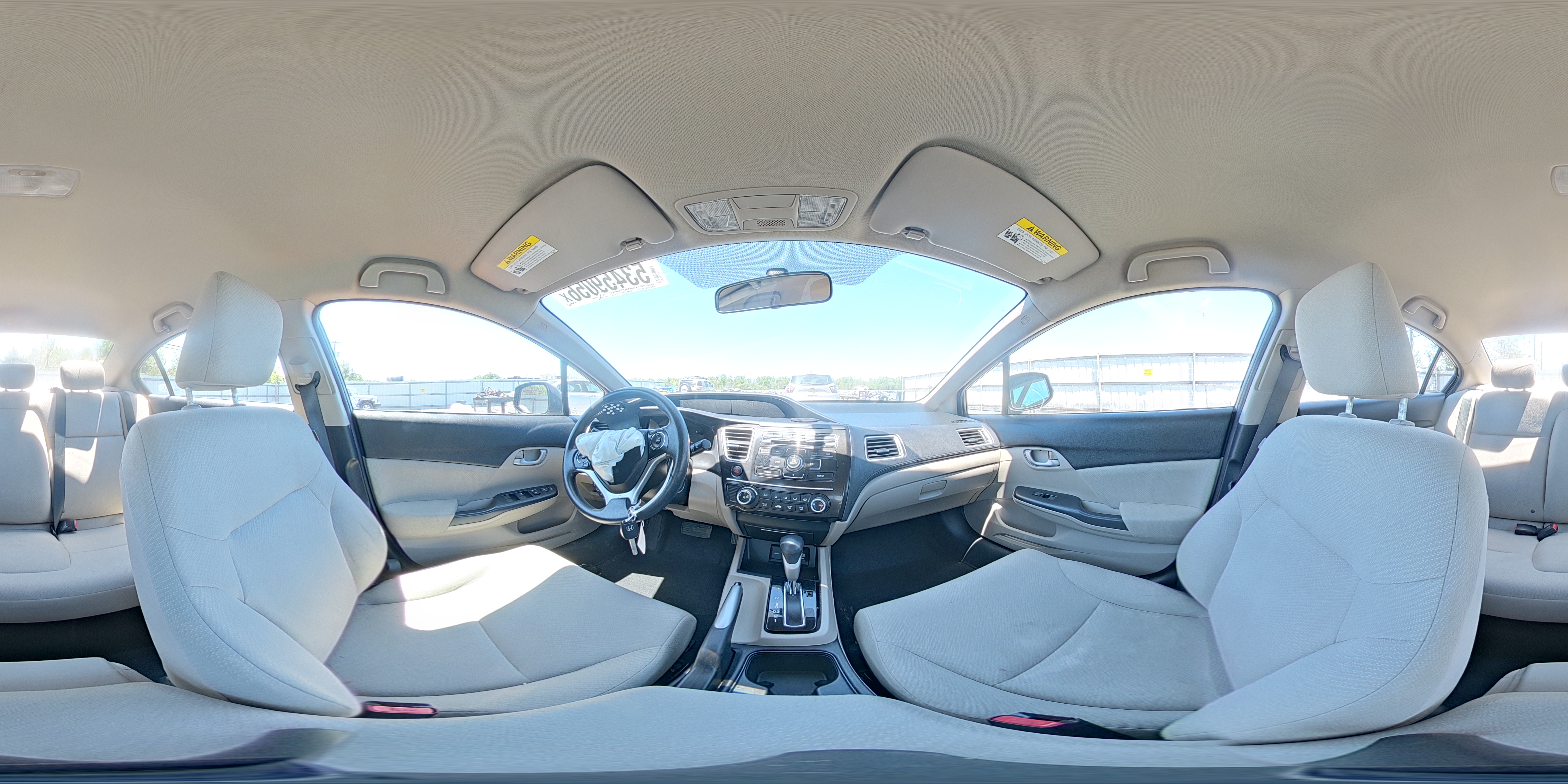 2013 Honda Civic Lx Gray vin: 19XFB2F52DE228632