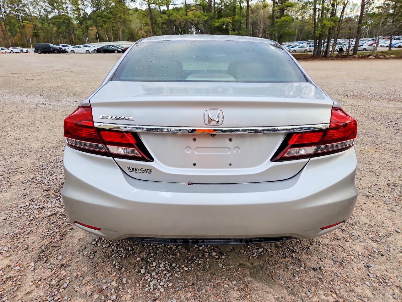 2013 Honda Civic Lx Silver vin: 19XFB2F52DE229697