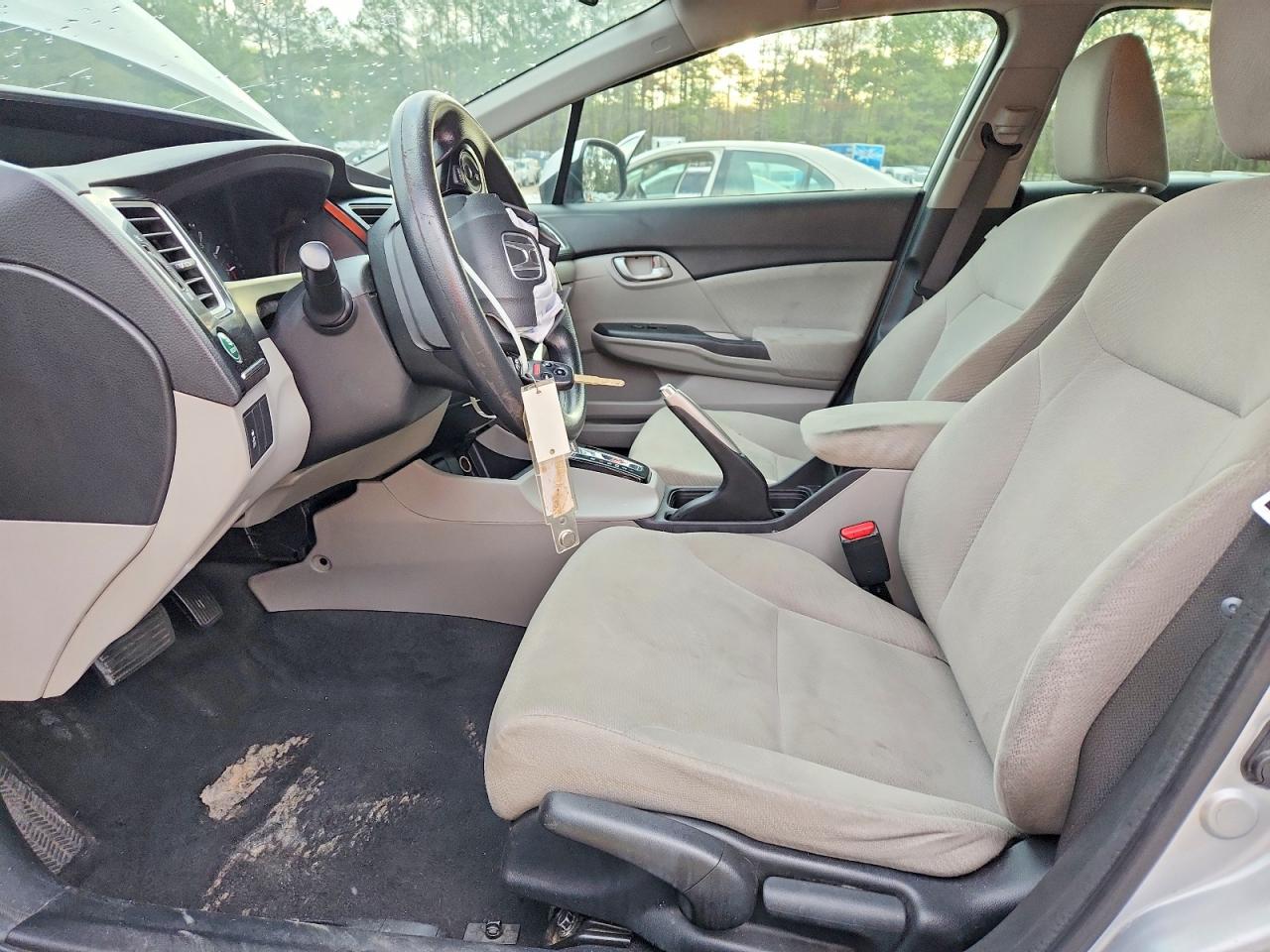 2013 Honda Civic Lx Silver vin: 19XFB2F52DE229697