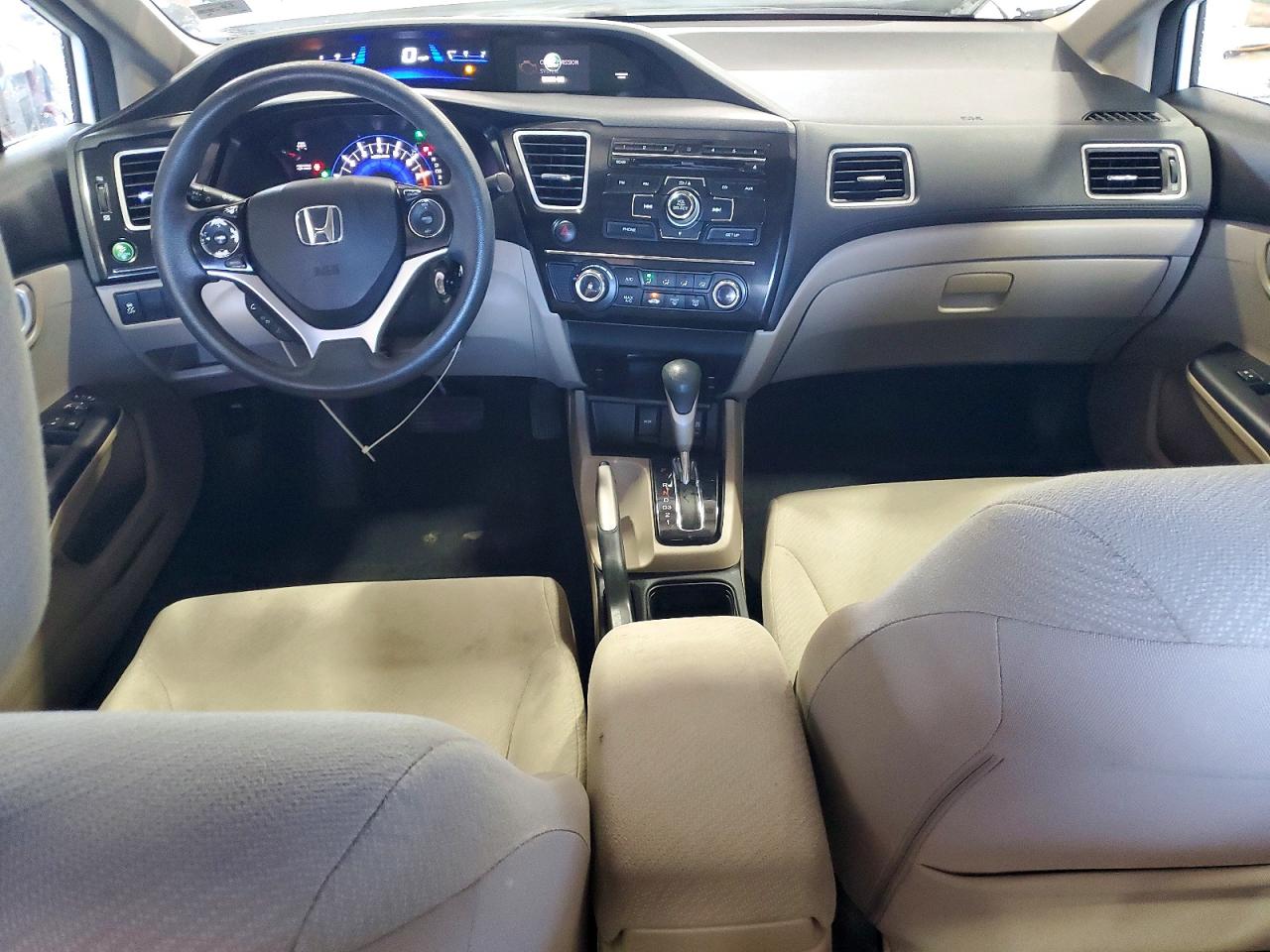 2013 Honda Civic Lx White vin: 19XFB2F52DE248976